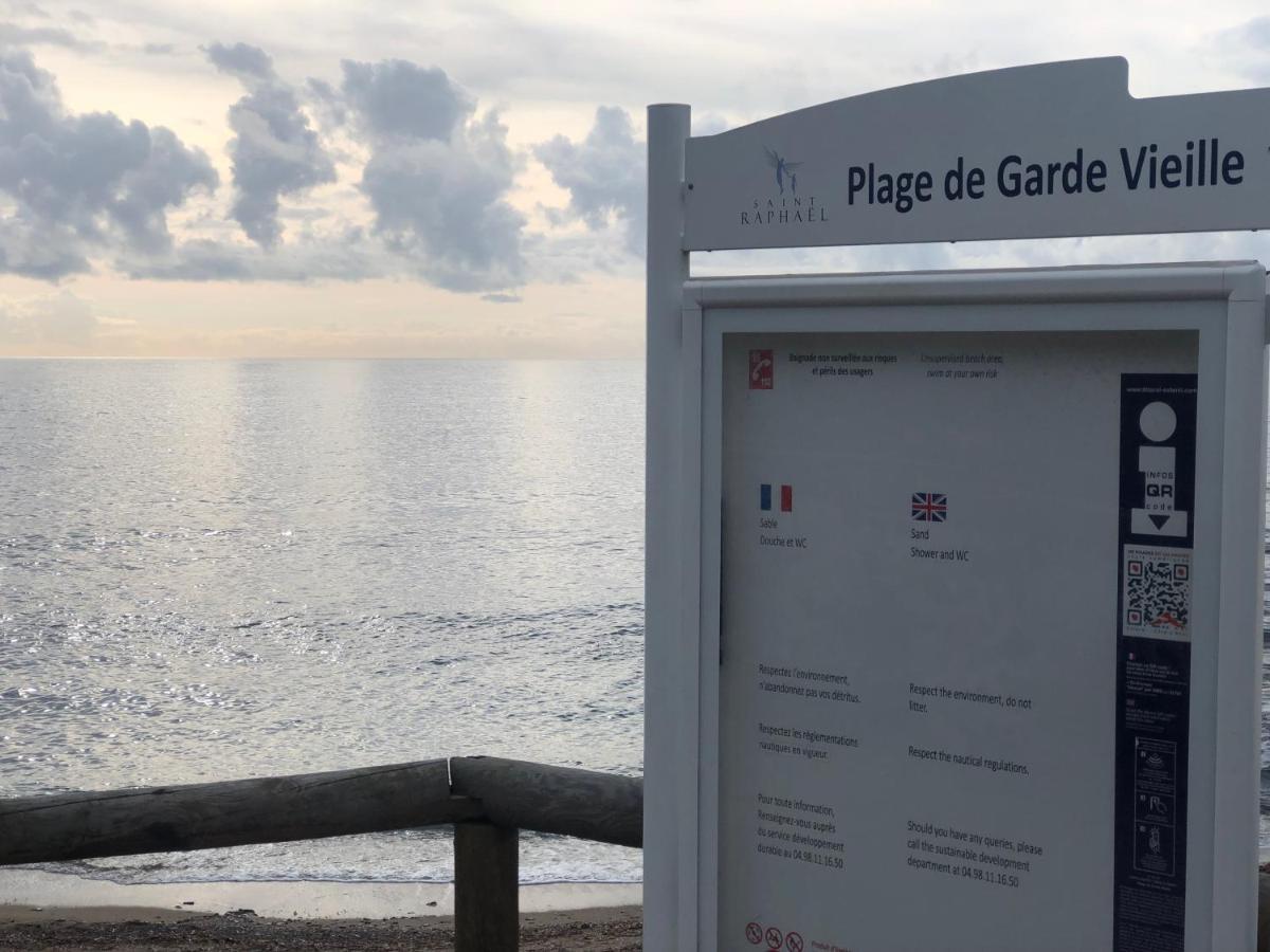 Boulouris Panorama Vue Mer Lejlighed Saint-Raphaël Eksteriør billede
